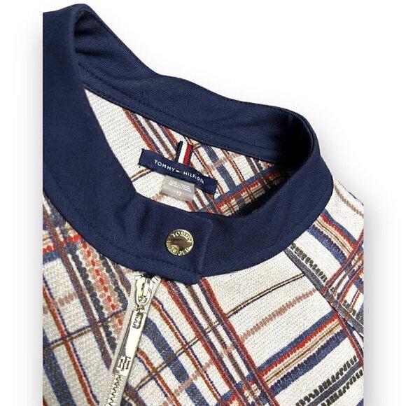 Tommy Hilfiger Soft Check Luxury Designer Women’s Jacket - Womens 12 - Picture 2 of 5